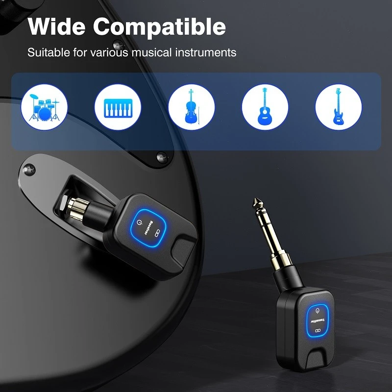 rechargeable wireless guitar system