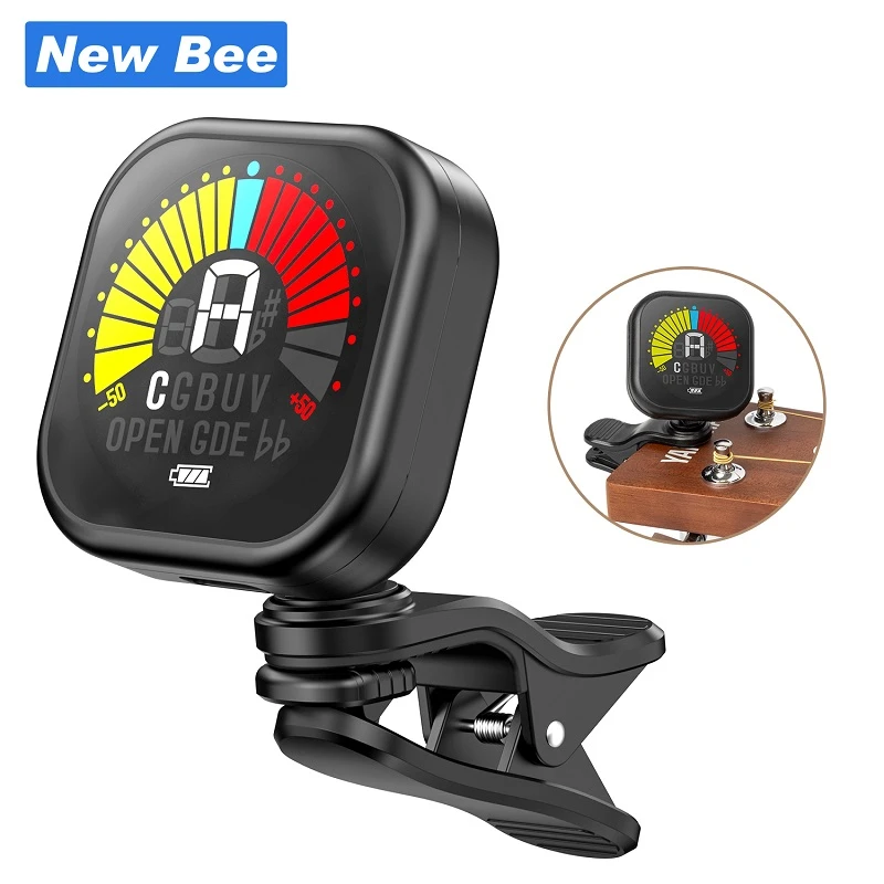 New Bee Clip-on LCD Display Guitar Tuner